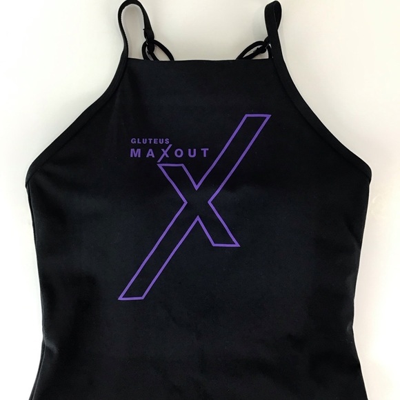 NWT Lorna Jane Black & Purple Tank | Small - Picture 5 of 13